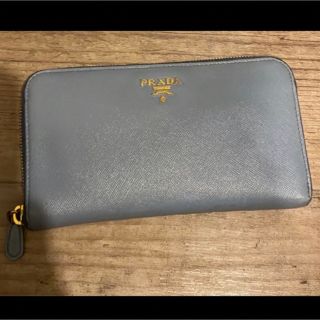 プラダ(PRADA)のプラダ　 サフィアーノレザー ラウンドジップウォレット(財布)