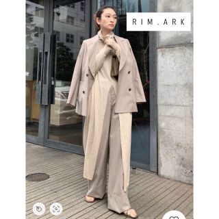 リムアーク(RIM.ARK)の大人気！【RIM.ARK】Center slit shear knit(ロングワンピース/マキシワンピース)