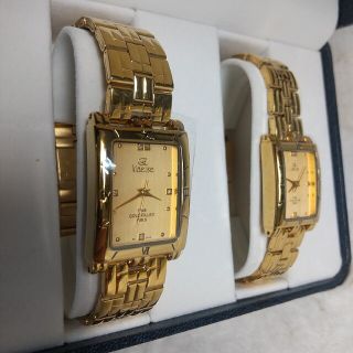 ✨極美品✨❤️クロイゼ❤️ファインゴールドフィルド999.9文字盤 ペア