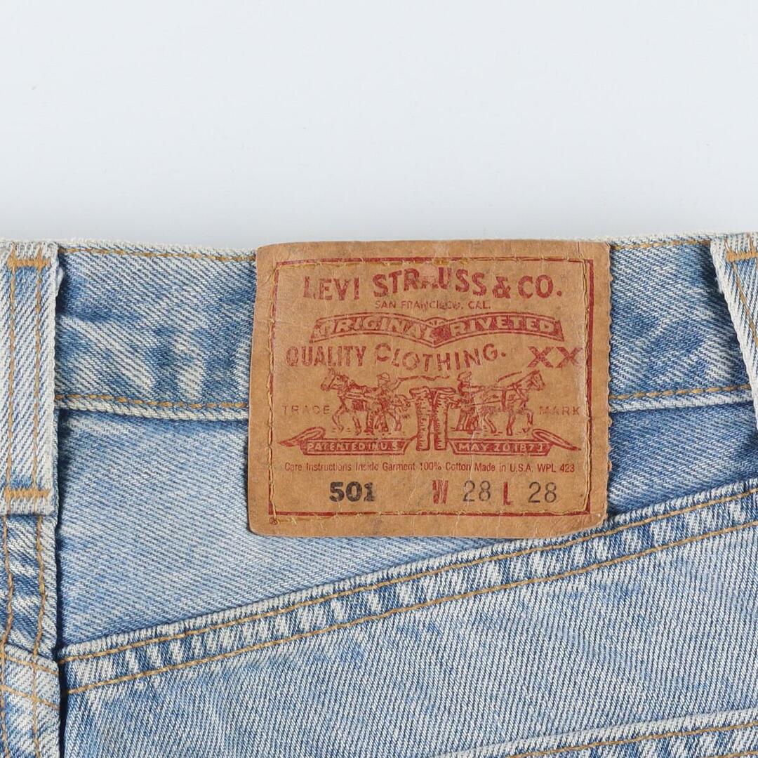 90年代 リーバイス Levi's リーバイス501 ジーンズ ストレートデニムパンツ USA製 レディースL(w28) ヴィンテージ /eaa323916 2