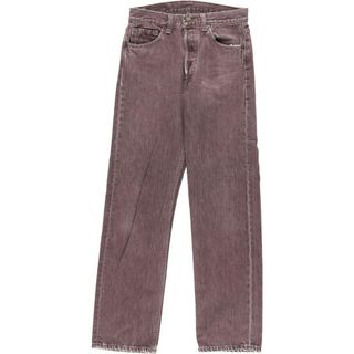 リーバイス(Levi's)の古着 90年代 リーバイス Levi's リーバイス501 カラーデニムパンツ ストレートデニムパンツ USA製 レディースL(w28) ヴィンテージ /eaa323917(デニム/ジーンズ)