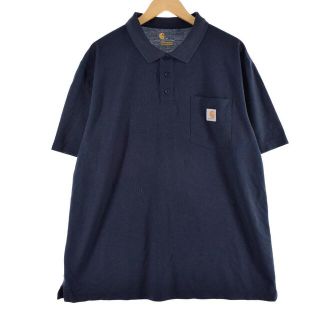 カーハート(carhartt)の古着 カーハート Carhartt ORIGINAL FIT 半袖 ポロシャツ メンズXL /eaa324710(ポロシャツ)