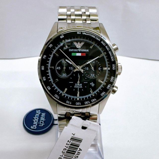 【新品】エンポリオアルマーニ メンズ 腕時計 男性用　海外限定　クロノグラフ メンズの時計(腕時計(アナログ))の商品写真