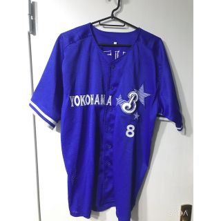 ヨコハマディーエヌエーベイスターズ(横浜DeNAベイスターズ)の横浜DeNAベイスターズ　神里　ユニフォーム(応援グッズ)