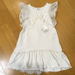 ジルスチュアート(JILLSTUART)のジルスチュアート　レースワンピース　白　120(ワンピース)