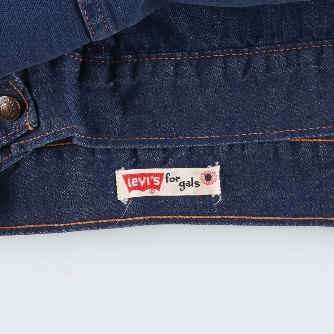 Levi's(リーバイス)の古着 70年代 リーバイス Levi's LEVI'S for gals ワッペン付き デニムジャケット Gジャン レディースS ヴィンテージ /eaa323665 レディースのジャケット/アウター(Gジャン/デニムジャケット)の商品写真