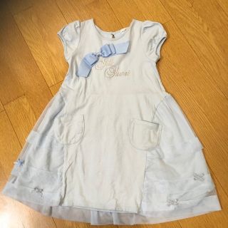 ジルスチュアート(JILLSTUART)のジルスチュアート　チュールワンピース　ブルー　120(ワンピース)