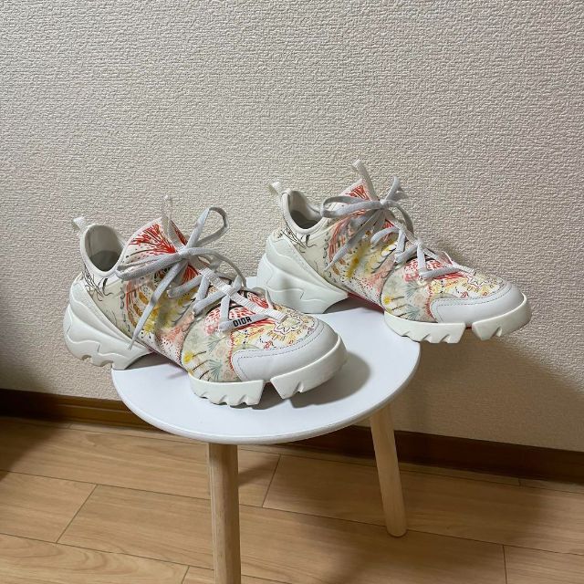 美品 Dior ディオール Ꭰコネクトスニーカー 36 ホワイト angelmercan