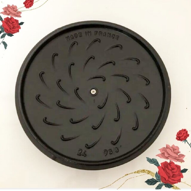 STAUB - ストウブ鍋 24cm グレナディンレッド シグネチャー フレンチ