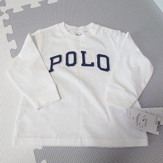 ポロラルフローレン(POLO RALPH LAUREN)の◇【新品・タグ付き】ラルフローレン ポロ ロゴ長袖Tシャツ 80cm/12m◇(Ｔシャツ)