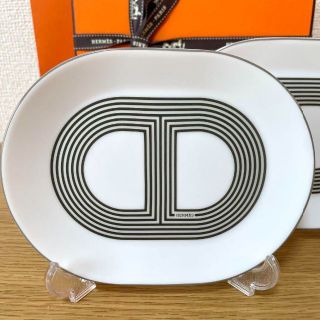 Hermes - 【ホワイト 2枚】エルメス ラリー 24 オーバルプレートミニ
