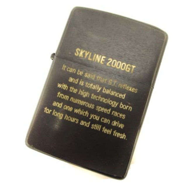 ジッポー SKYLINE 2000GT オイルライター 火花確認済み 喫煙具 ■