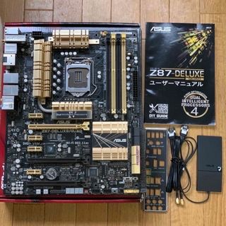 エイスース(ASUS)のマザーボード ASUS Z87 DELUXE/QUAD (PCパーツ)