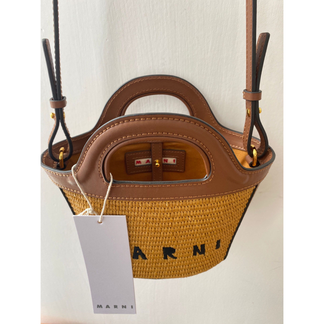 MARNI マルニ Tropicalia ラフィア スモール バッグ 【オープニング大
