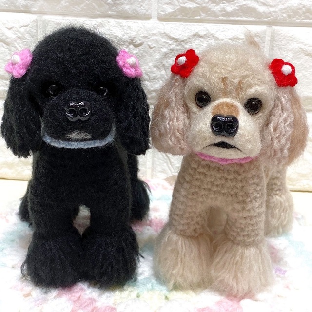 にっとちゃん様 あみぐるみ 犬 オーダーno128.129 コッカー