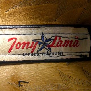 Tony Lama - アメリカ製 ウエスタンブーツ ロング トニーラマ 26.5