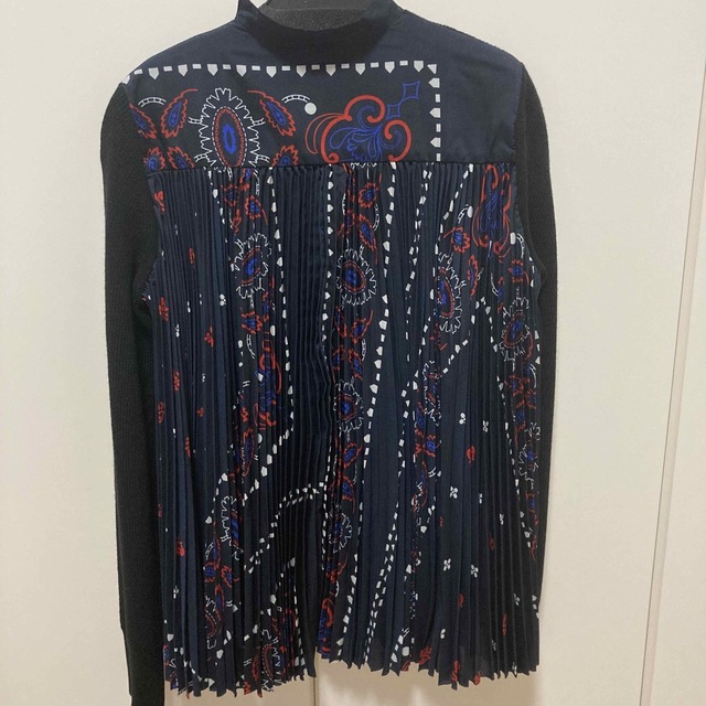 新品未使用 sacai プリーツカーディガン-