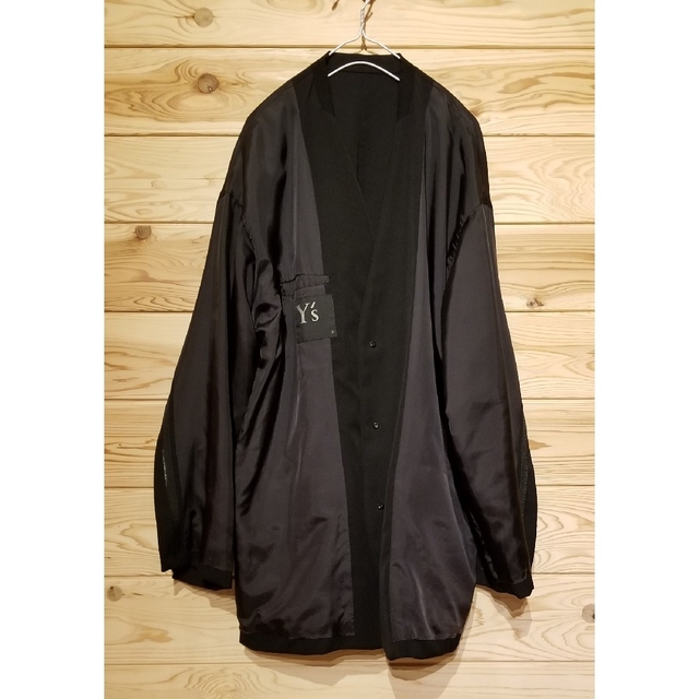 Y's - 美品 Y's 18SS ノーカラージャケット ウールギャバの通販