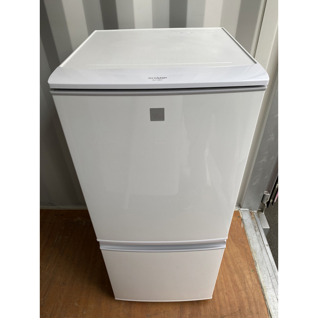 C5413☆2021年製美品☆シャープ冷蔵庫 一人暮らし 右、左空き 洗濯機-