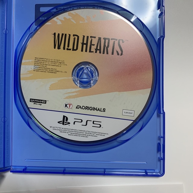 PlayStation(プレイステーション)のWILD HEARTS ワイルドハーツ　PS5 ソフト エンタメ/ホビーのゲームソフト/ゲーム機本体(家庭用ゲームソフト)の商品写真