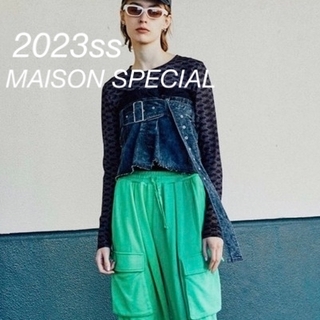 メゾンスペシャル(MAISON SPECIAL)のお値引き不可/2023ss MAISONSPECIAL マルチデニムラップベルト(ベアトップ/チューブトップ)