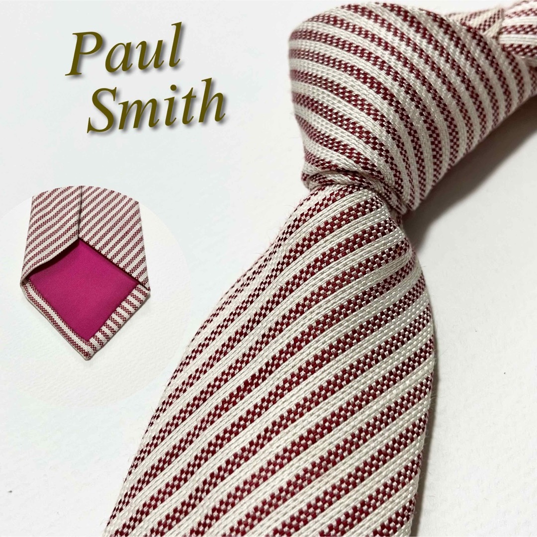 美品 ポールスミス Paul Smith ネクタイ ストライプ  早い者勝ち