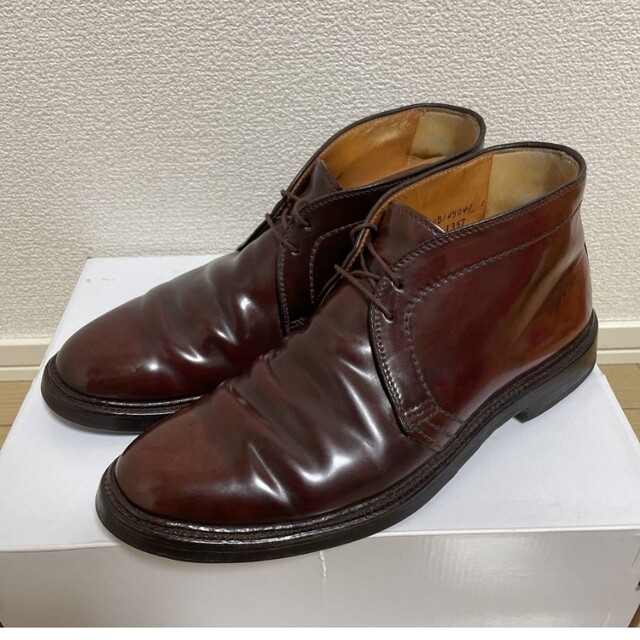オールデン1348 サイズ9D ウイスキーコードバン チャッカブーツ 割引