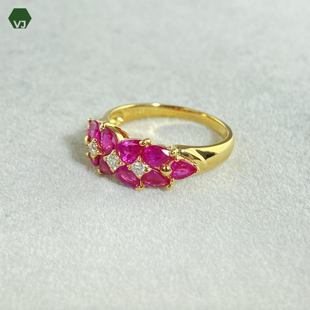 20-16】ルビー ダイヤモンド リング R1.85ct D0.09ctの通販 by 20-16】ルビー ダイヤモンド リング R1.85ct D0.09ctの通販 by