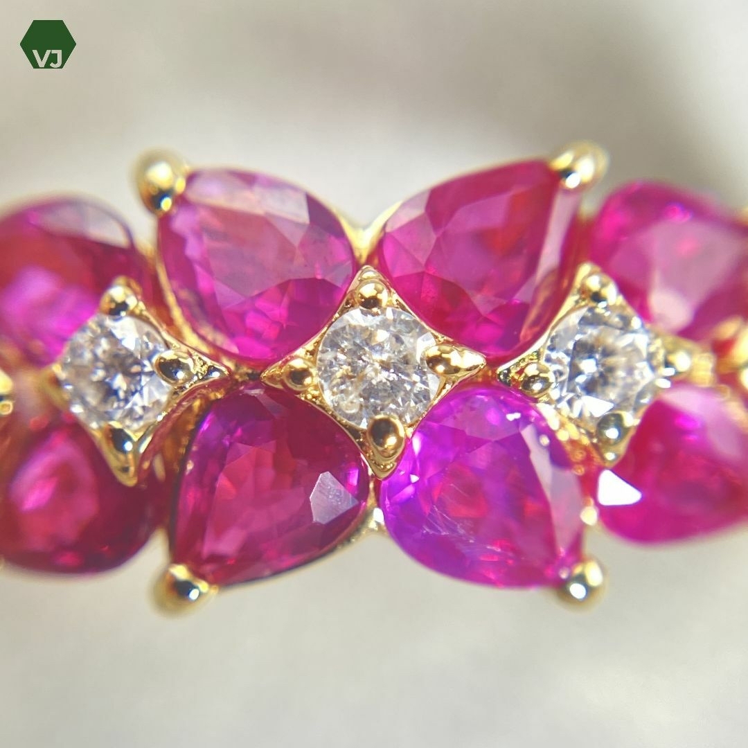 20-16】ルビー ダイヤモンド リング R1.85ct D0.09ctの通販 by 20-16】ルビー ダイヤモンド リング R1.85ct D0.09ctの通販 by