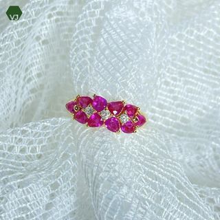 【20-16】ルビー　ダイヤモンド　リング　R1.85ct D0.09ct(リング(指輪))