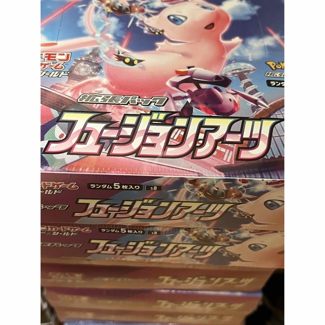 【新品】ポケモンカードゲーム フュージョンアーツ シュリンク付き 7BOX