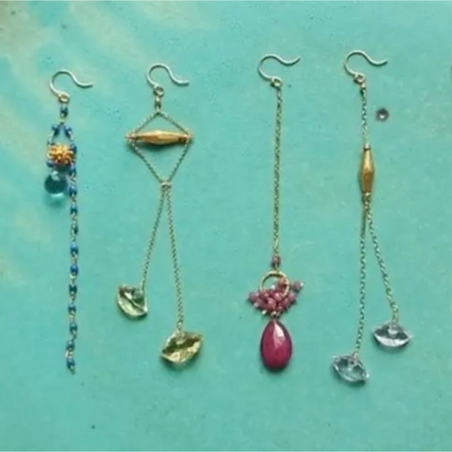 ピアス 男女兼用 H.P.FRANCE *ルビー片耳ピアス*Vasra Vasra