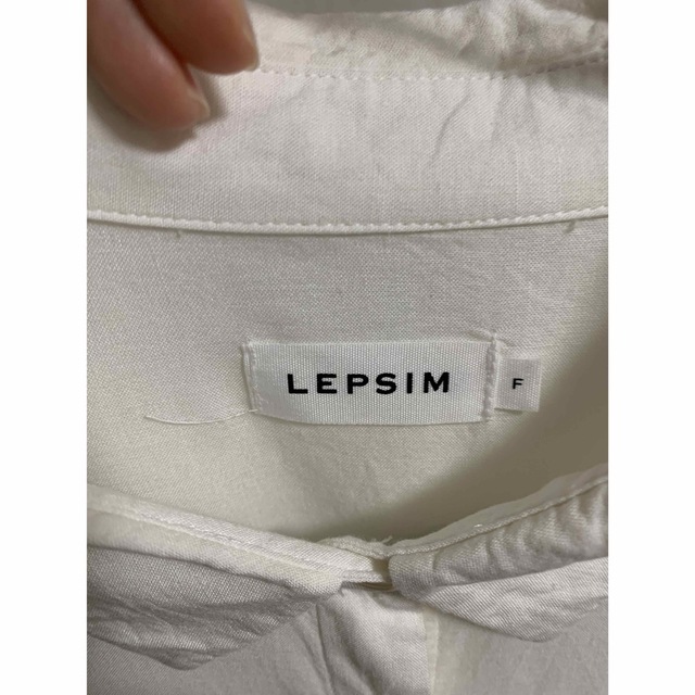 LEPSIM(レプシィム)のLEPSIM 麻混ロングシャツ レディースのワンピース(ロングワンピース/マキシワンピース)の商品写真