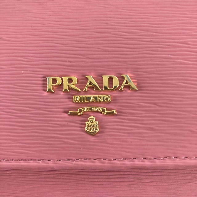 PRADA(プラダ)の【PRADA】長財布　サフィアーノレザー　二つ折り財布　ピンク　パスケース レディースのファッション小物(財布)の商品写真