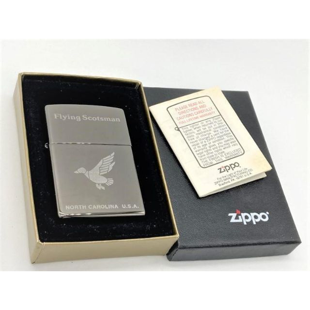 2001年製ZIPPO Flying Scotsman アメリカンファション 未タバコグッズ