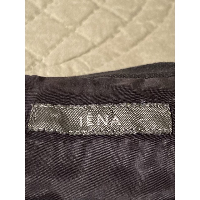 IENA(イエナ)のあや様専用！レディースIENAサテン七分袖ブラックジャケットF レディースのジャケット/アウター(テーラードジャケット)の商品写真