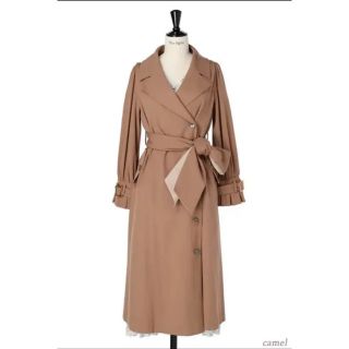 ハーリップトゥ(Her lip to)のherlipto Belted Dress Trench Coat camel(トレンチコート)