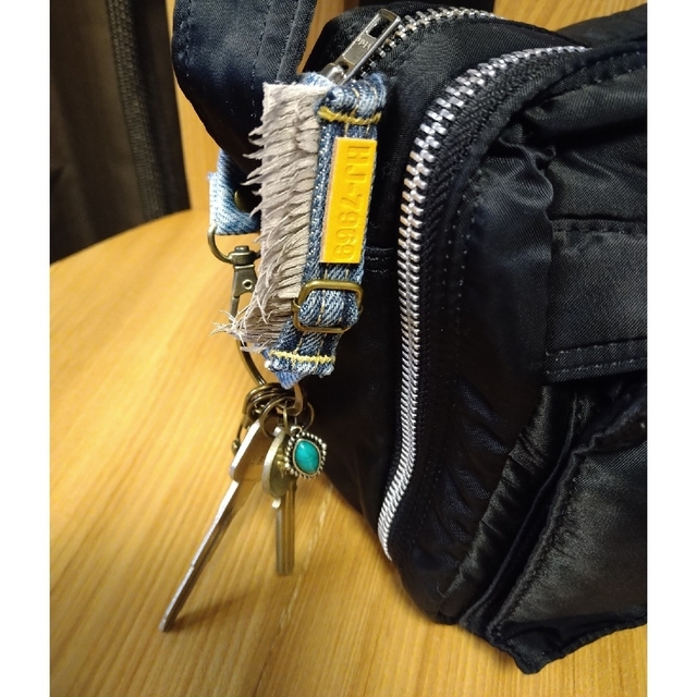 ●ハンドメイド●デニムリメイクキーホルダー2wayタイプ0207● ●ハンドメイド●デニムリメイクキーホルダー2wayタイプ0207●