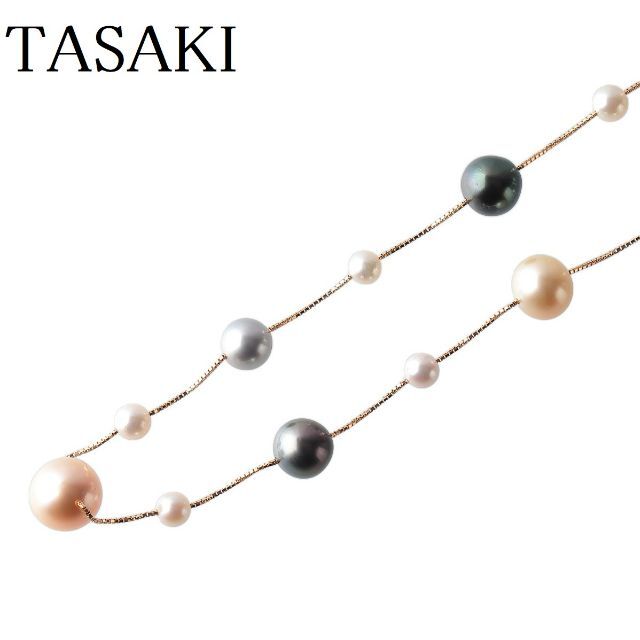 TASAKI(タサキ)のタサキ パールネックレス ステーション ロング　アコヤパール 【10996】 レディースのアクセサリー(ネックレス)の商品写真