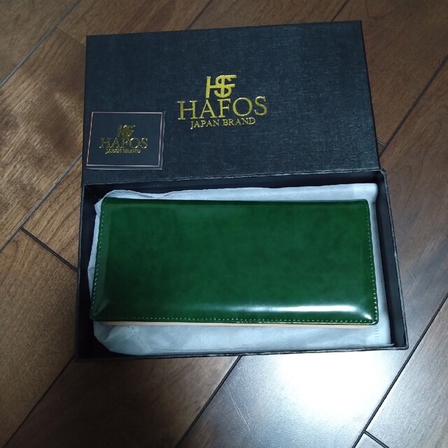 長財布　グリーン　HAFOS メンズのファッション小物(長財布)の商品写真