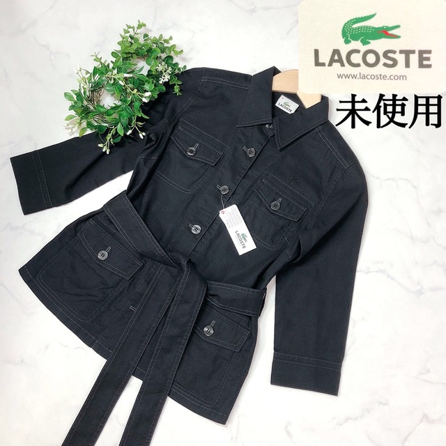 【未使用】ラコステLACOSTEのリネンコットンジャケット38