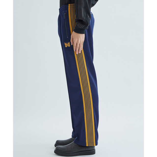 Needles(ニードルス)のNEEDLES TRACKPANTS 別注STUDIOUS 23ss ネイビー メンズのパンツ(スラックス)の商品写真