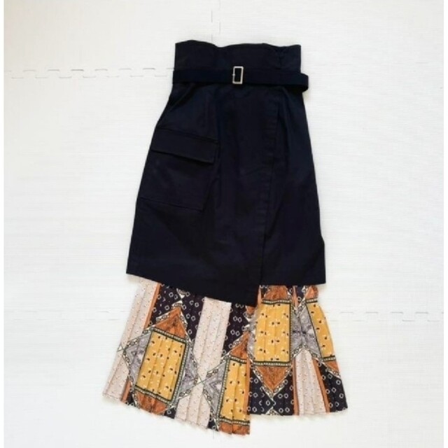 MURUA(ムルーア)のMURUA ムルーア フレアスカート 黒 レディースのスカート(ロングスカート)の商品写真