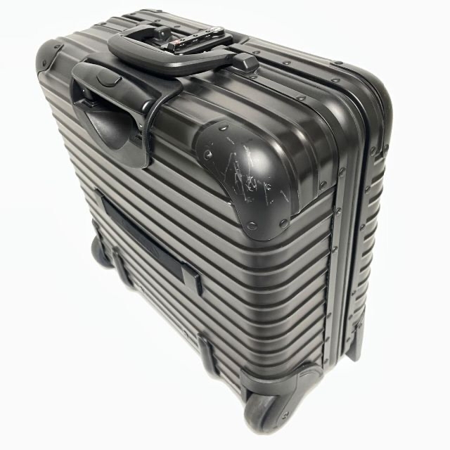 RIMOWA - 綺麗 廃盤 28L リモワ ステルス 黒 2輪 トパーズ アルミ ...