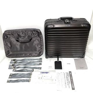 RIMOWA - 綺麗 廃盤 28L リモワ ステルス 黒 2輪 トパーズ アルミ ...