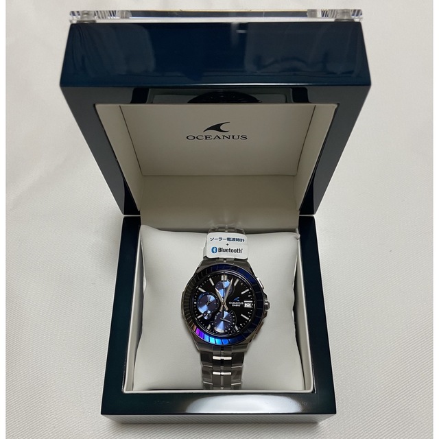CASIO(カシオ)の【限界値下げ】カシオ　オシアナス　OCW-S5000EK-1AJF江戸切子 メンズの時計(腕時計(アナログ))の商品写真