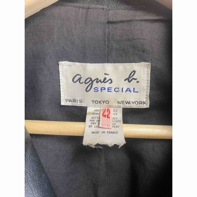 agnes b. - 希少 agnes b. SPECIAL ラムレザー ナポレオンジャケット