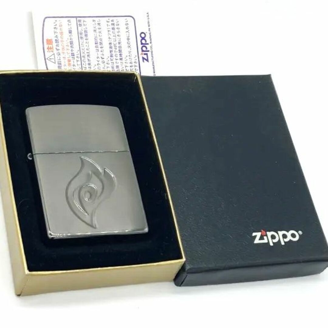 タバコグッズ2000年製ZIPPO キリン ファイア ガンメタリックモデル 未使用