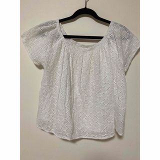 マウジー(moussy)のmoussy   ショート丈　ホワイト(Tシャツ(半袖/袖なし))