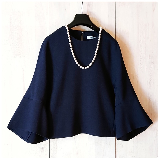 ◇幻◇ 春物新品 定価3.2万円 ADORE ライトアムゼンブラウス-